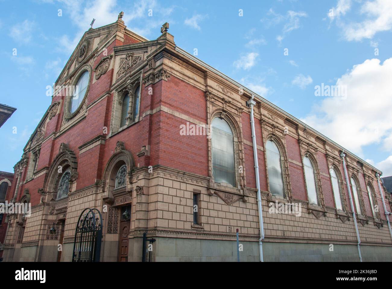 Chiesa cattolica romana di Saint Wilfrid tra Fishergate e Winckley Square in Chapel Street a Preston, Regno Unito Foto Stock