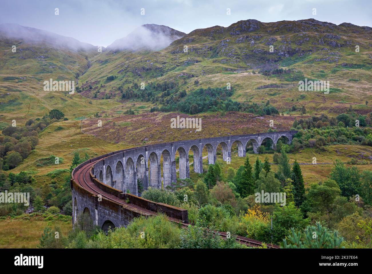 Glenifinnan, Lochaber, Highlands scozzesi, Scozia, Regno Unito Foto Stock