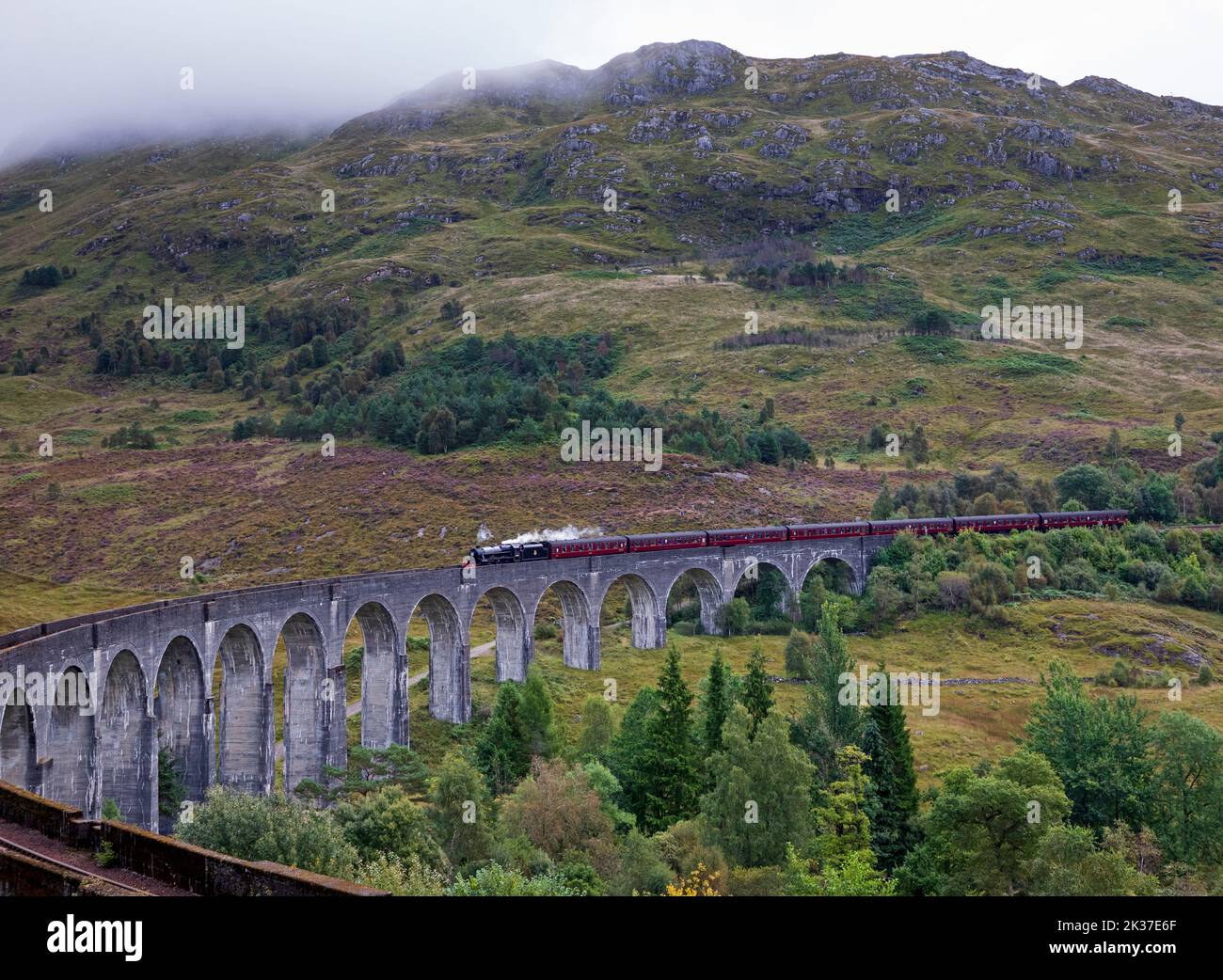 Glenifinnan, Lochaber, Highlands scozzesi, Scozia, Regno Unito Foto Stock