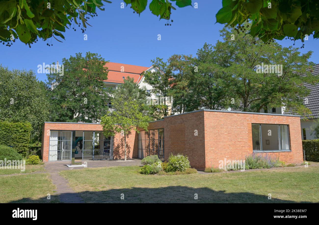 Mies van der Rohe Haus, Haus Lemke, Oberseestraße, Alt-Hohenschönhausen, Lichtenberg, Berlino, Germania Foto Stock