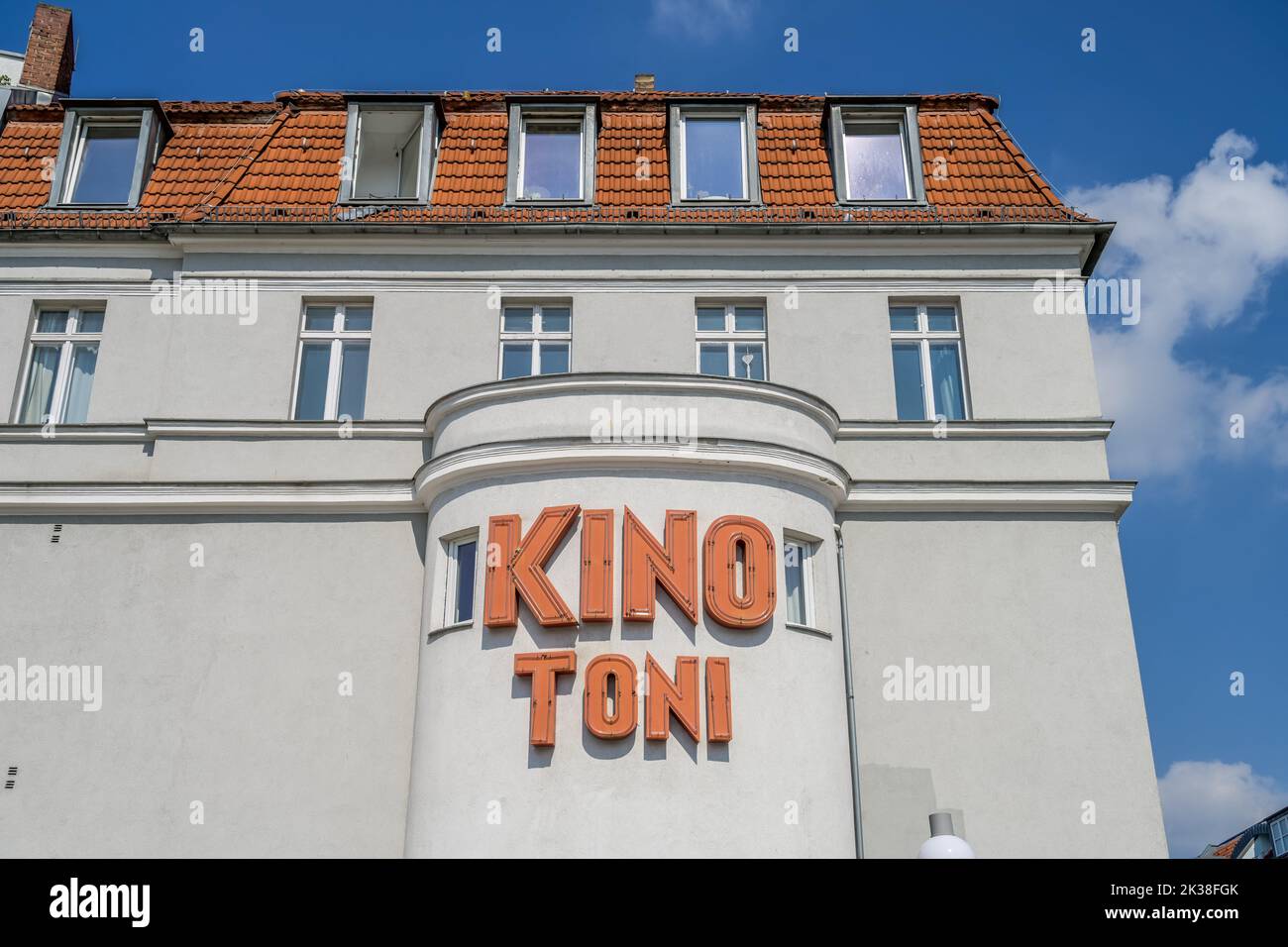 Kino toni, Max-Steinke-Strasse, Weißensee, Berlino, Germania Foto Stock