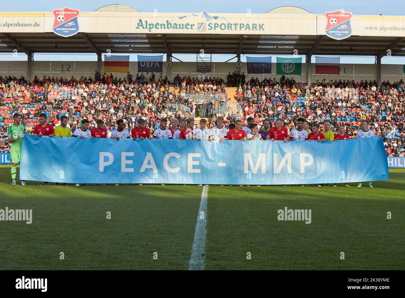 Calcio Germania vs Polonia Foto Stock