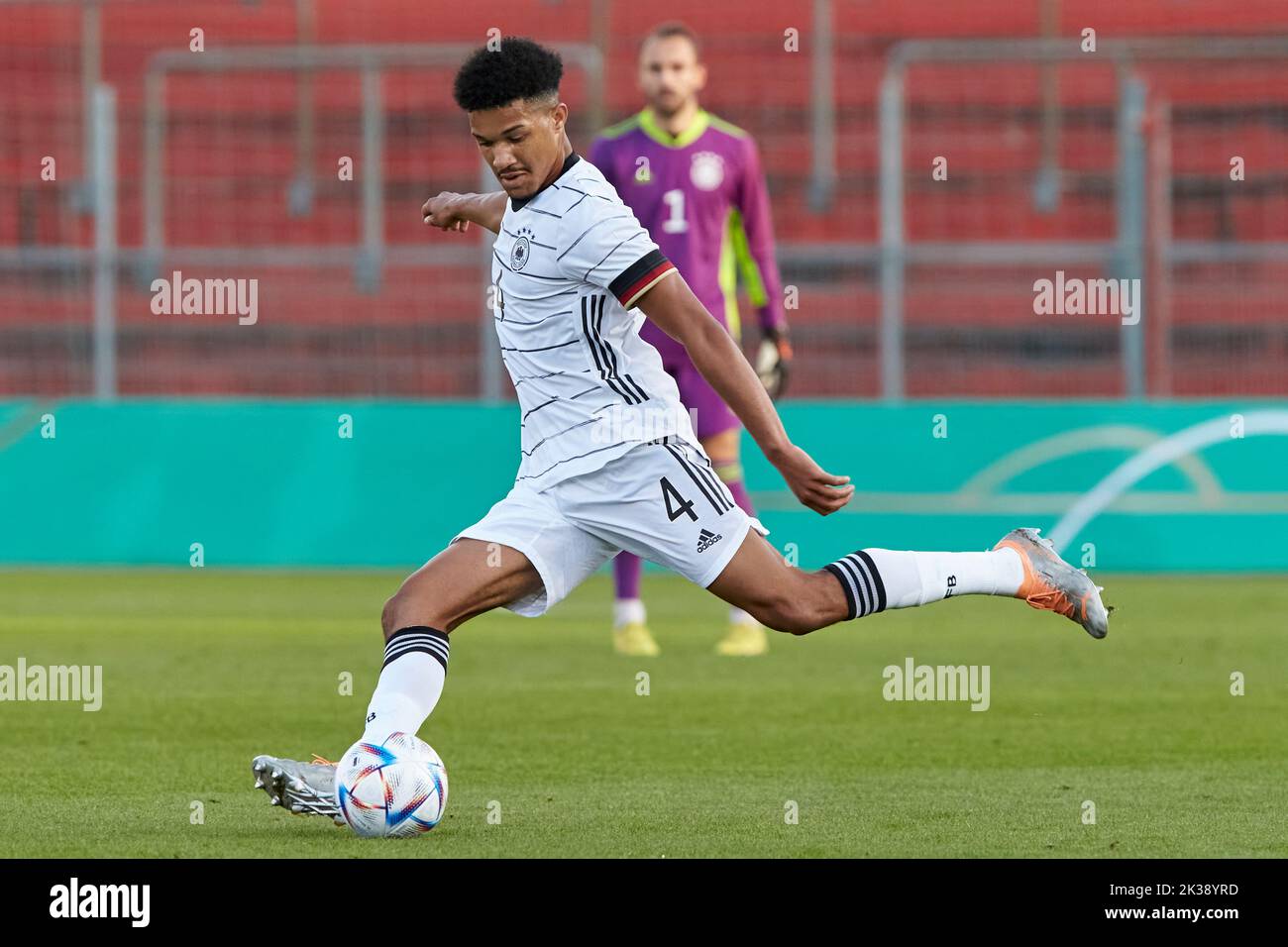 Calcio Germania vs Polonia Foto Stock