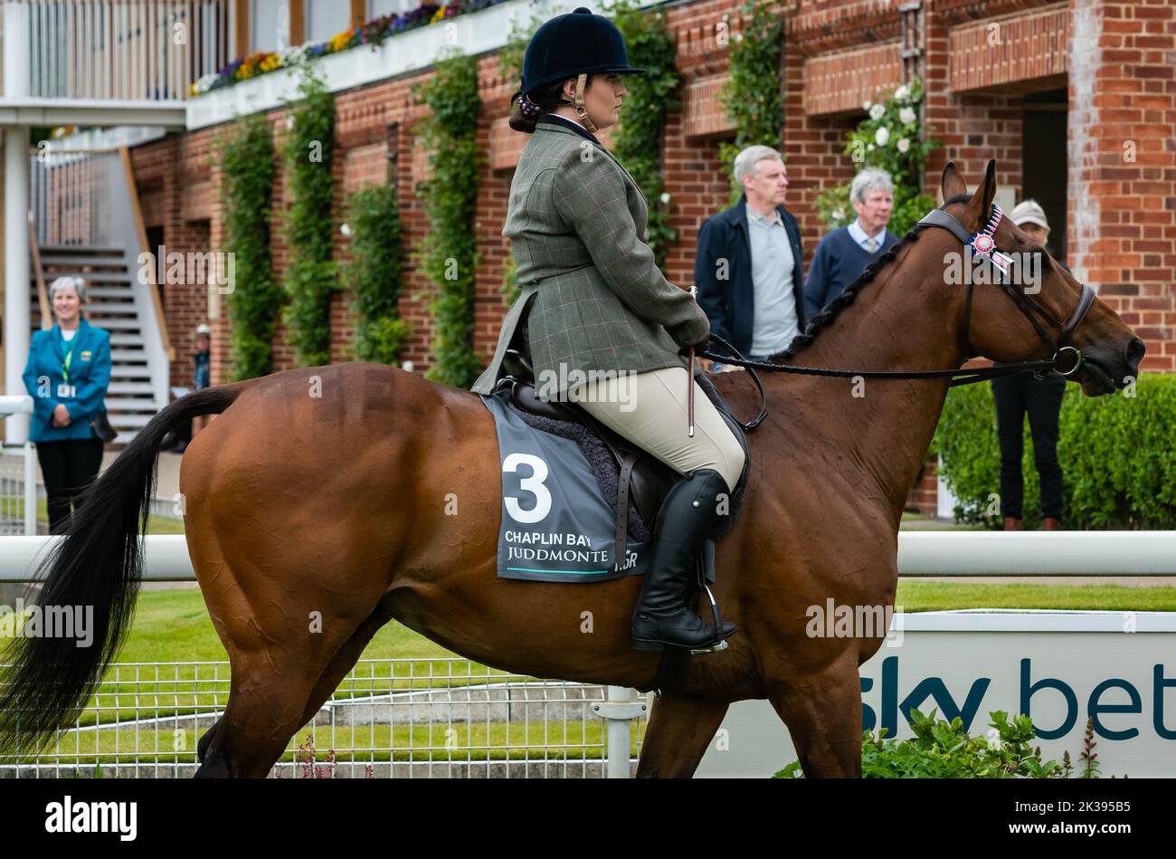 Scene del secondo giorno del Tribute Weekend dell'ippodromo di York, domenica 22nd maggio 2022, con la Sky Bet Sunday Series Foto Stock