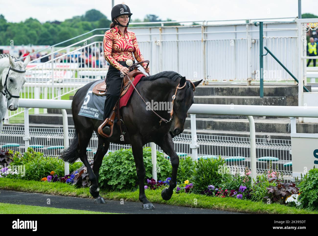 Scene del secondo giorno del Tribute Weekend dell'ippodromo di York, domenica 22nd maggio 2022, con la Sky Bet Sunday Series Foto Stock