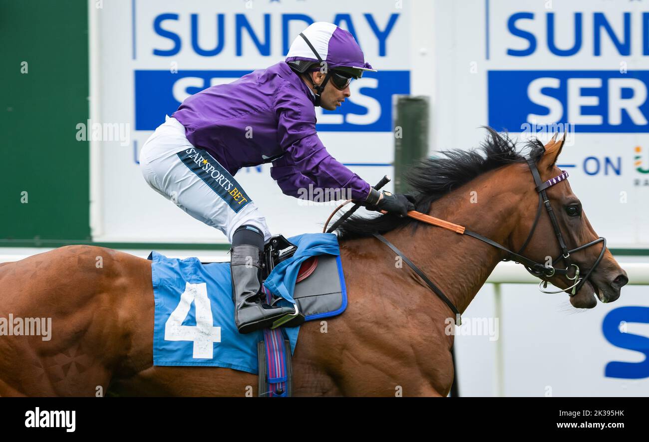 Scene del secondo giorno del Tribute Weekend dell'ippodromo di York, domenica 22nd maggio 2022, con la Sky Bet Sunday Series Foto Stock