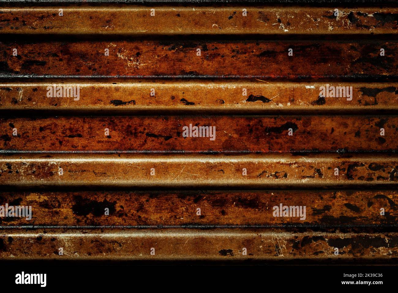 Struttura in metallo afflitto dalla grunge tridimensionale Foto Stock