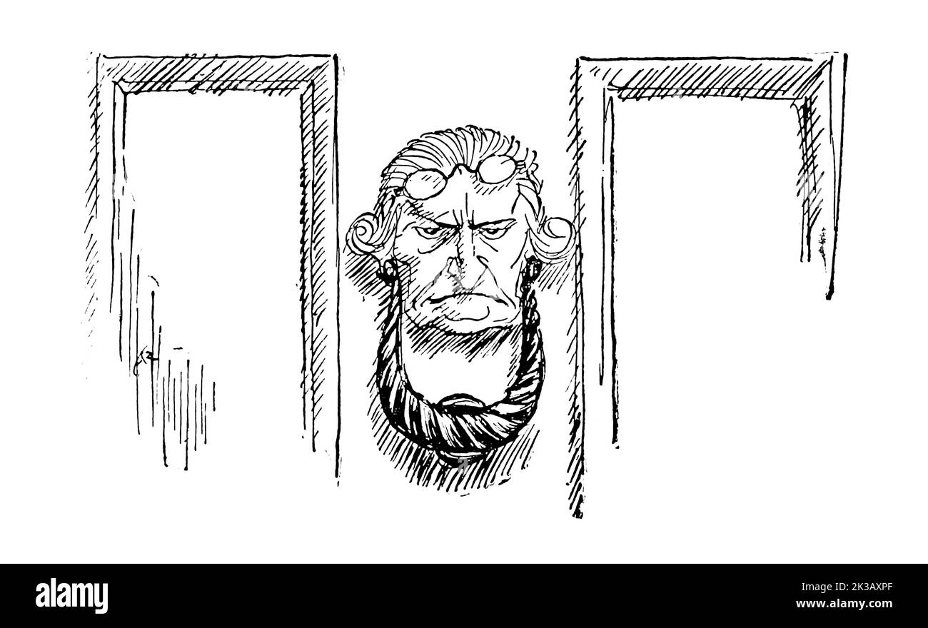 Titolo a Stave uno illustrato da Arthur Rackham dal libro ' A Christmas carol ' di Charles Dickens, data di pubblicazione 1915 Editore Londra : William Heinemann ; Filadelfia : J.B. Lippincott Co.. Foto Stock