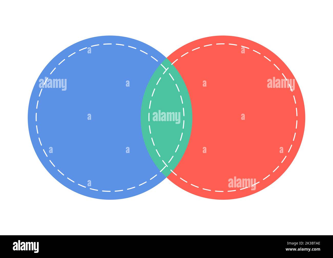 Venn diagramma merge cerchi grafico infografica segno.. Illustrazione Vettoriale