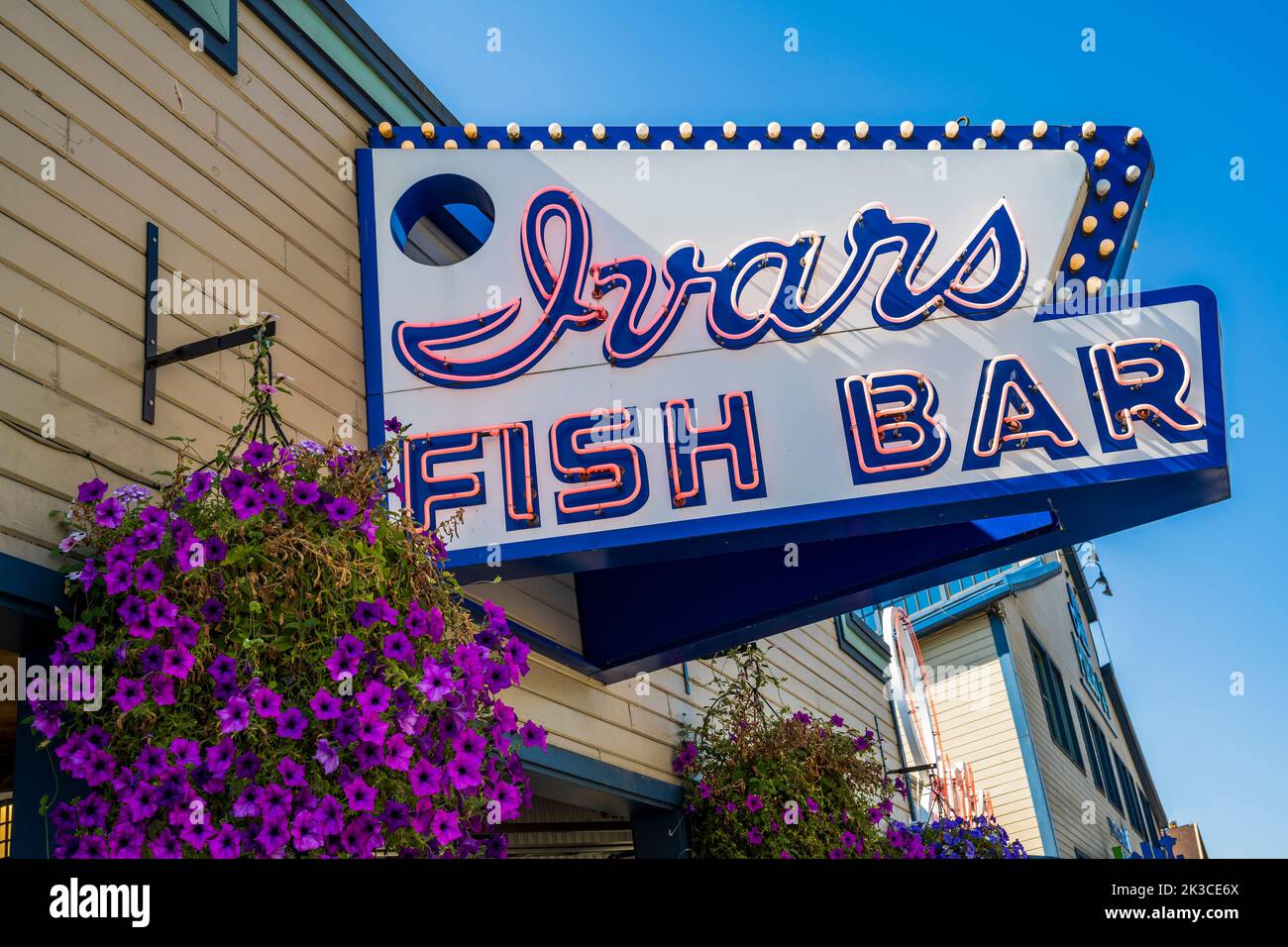 Ivars Fish Bar, Seattle, Washington, Stati Uniti Foto Stock