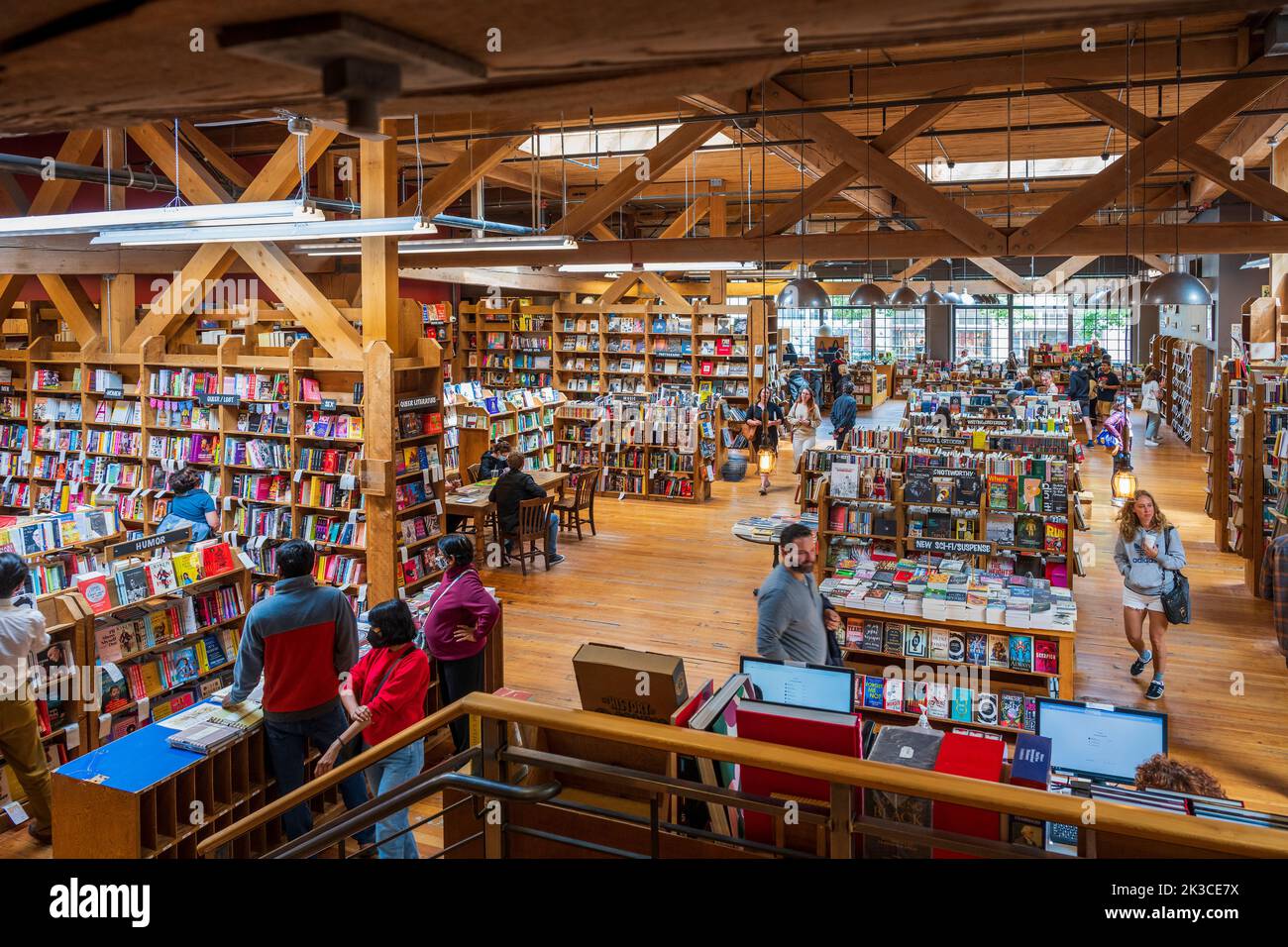Elliott Bay Book Company, Capitol Hill, Seattle, Washington, Stati Uniti Foto Stock