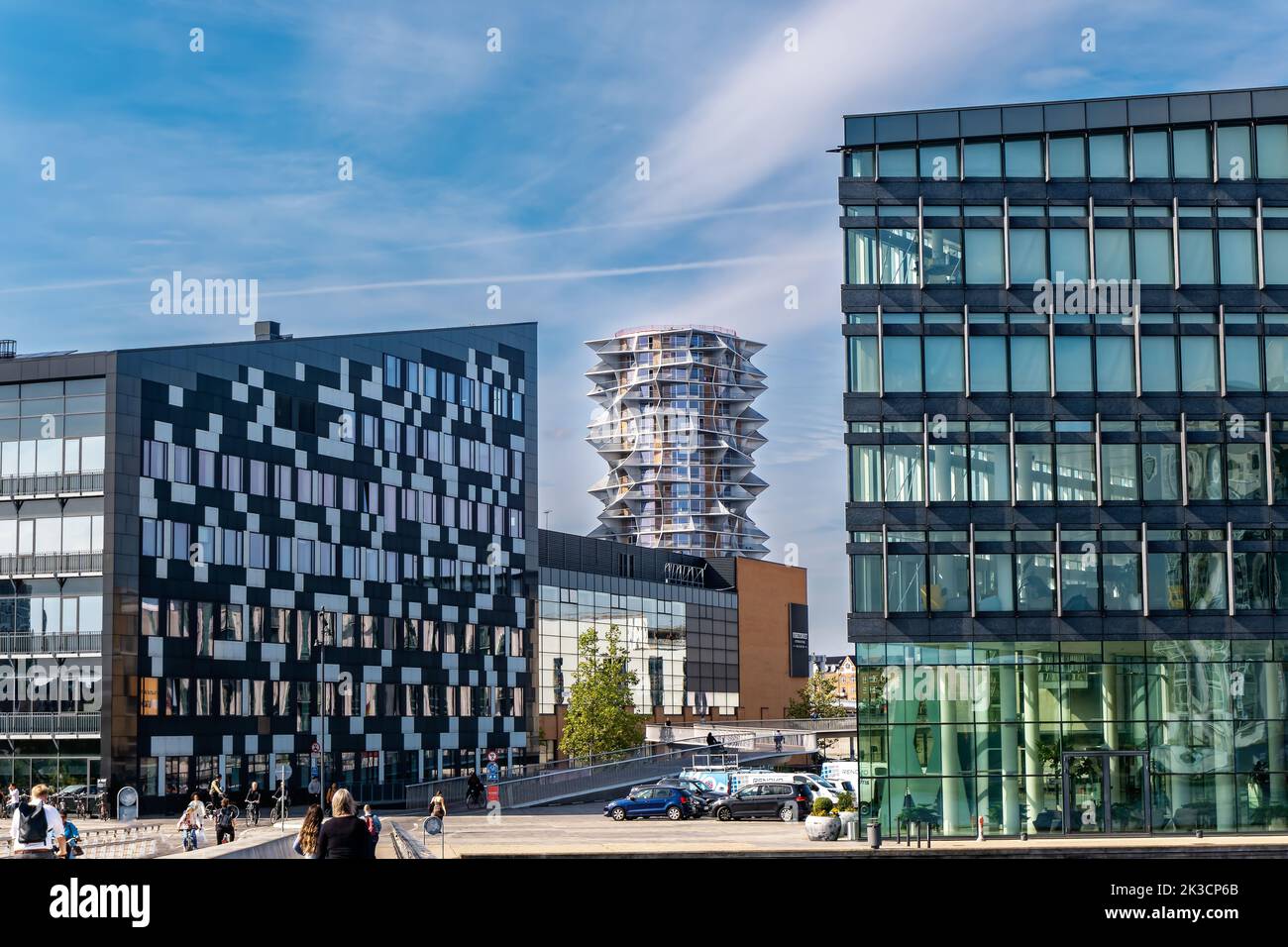 Il cactus dello skyline di Copenaghen, in Danimarca Foto Stock