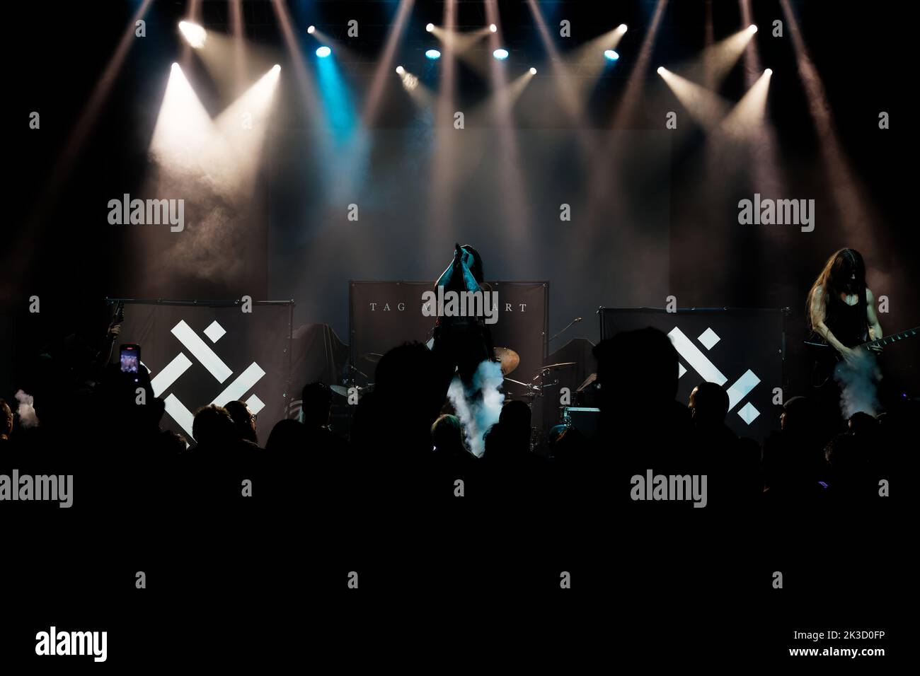 TAG MY HEART Rock A l'Usine, Istres, FRANCIA, 28/03/2022 Florent 'MrCrash' B. Foto Stock