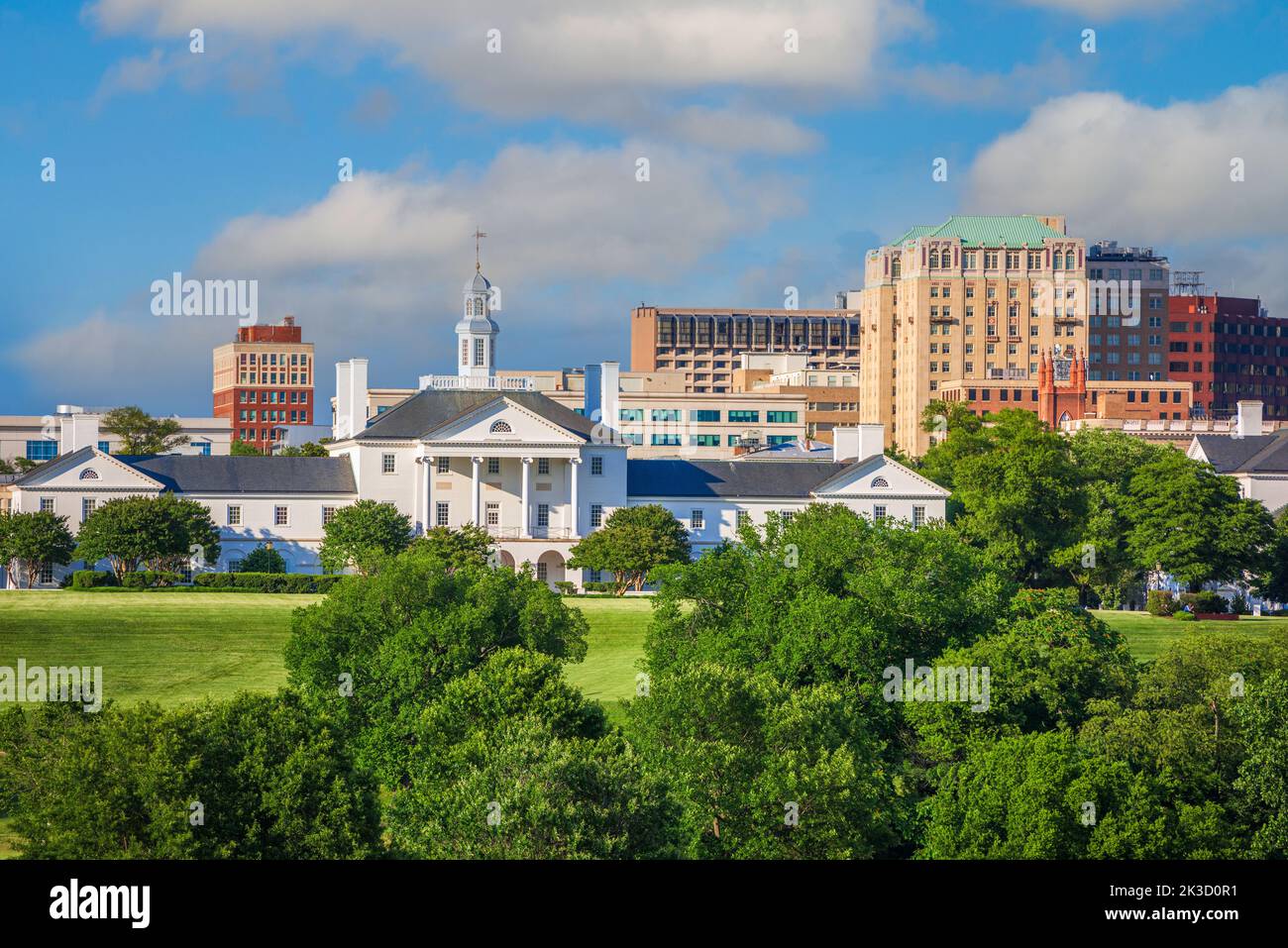 Richmond, Virginia, Stati Uniti d'America centro di paesaggio e architettura storica. Foto Stock