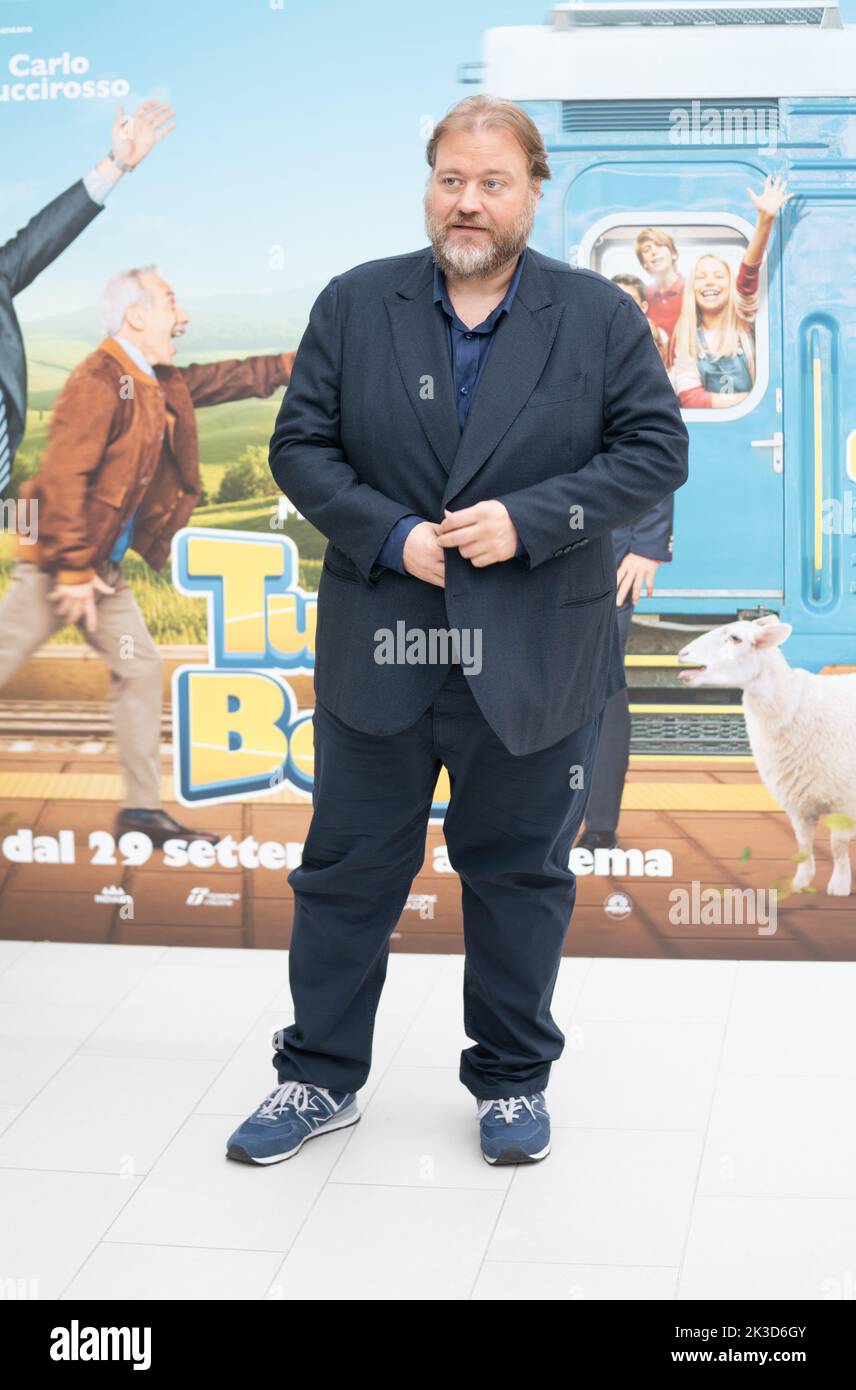 Roma, Italia, 26 settembre 2022 - Stefano Fresi partecipa alla fotocall del film 'tutti a Bando' Credit: Luigi de Pompeis/Alamy Live News Foto Stock