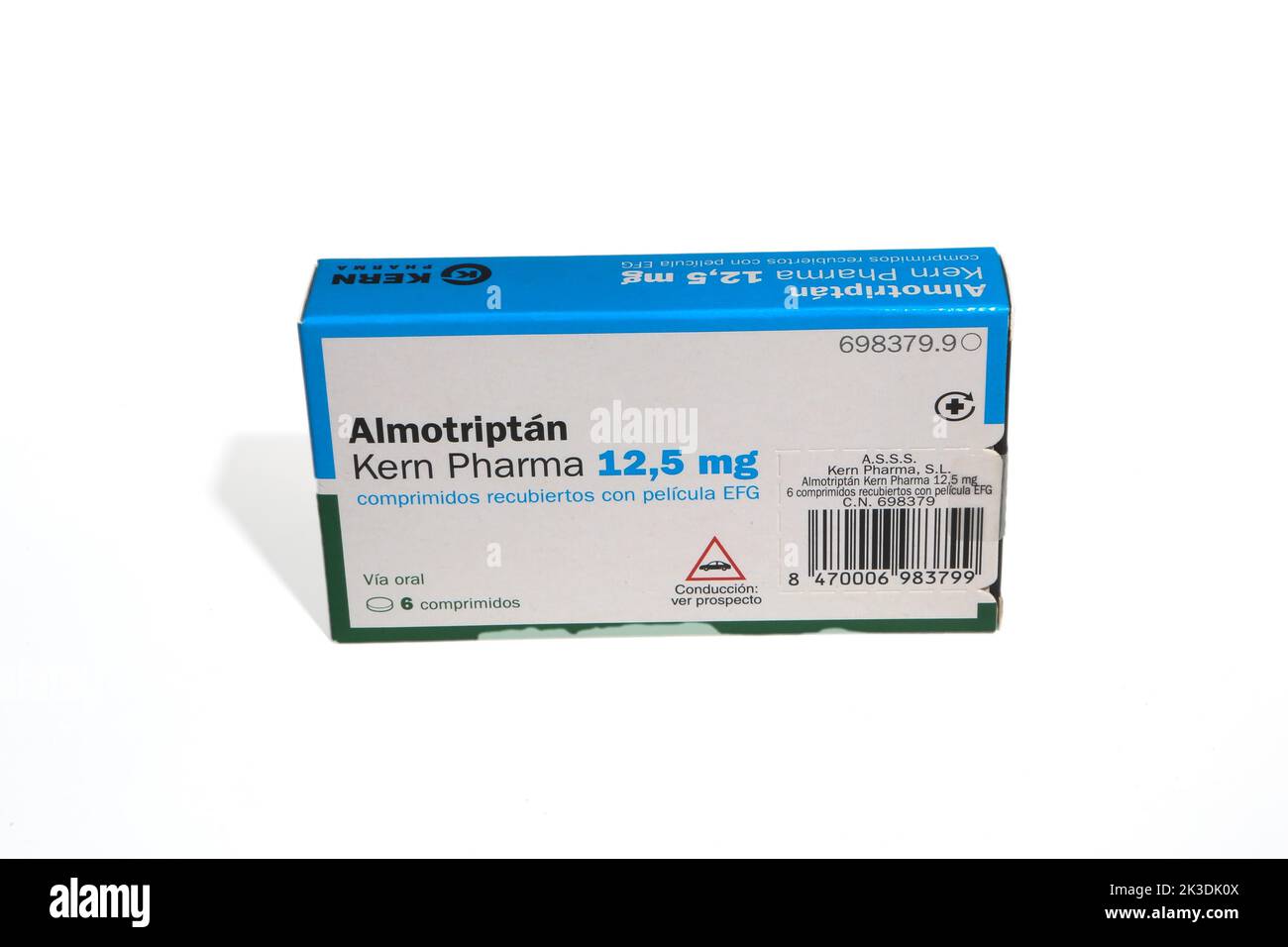 ALMOTRIPTAN KERN PHARMA 12 Foto Stock