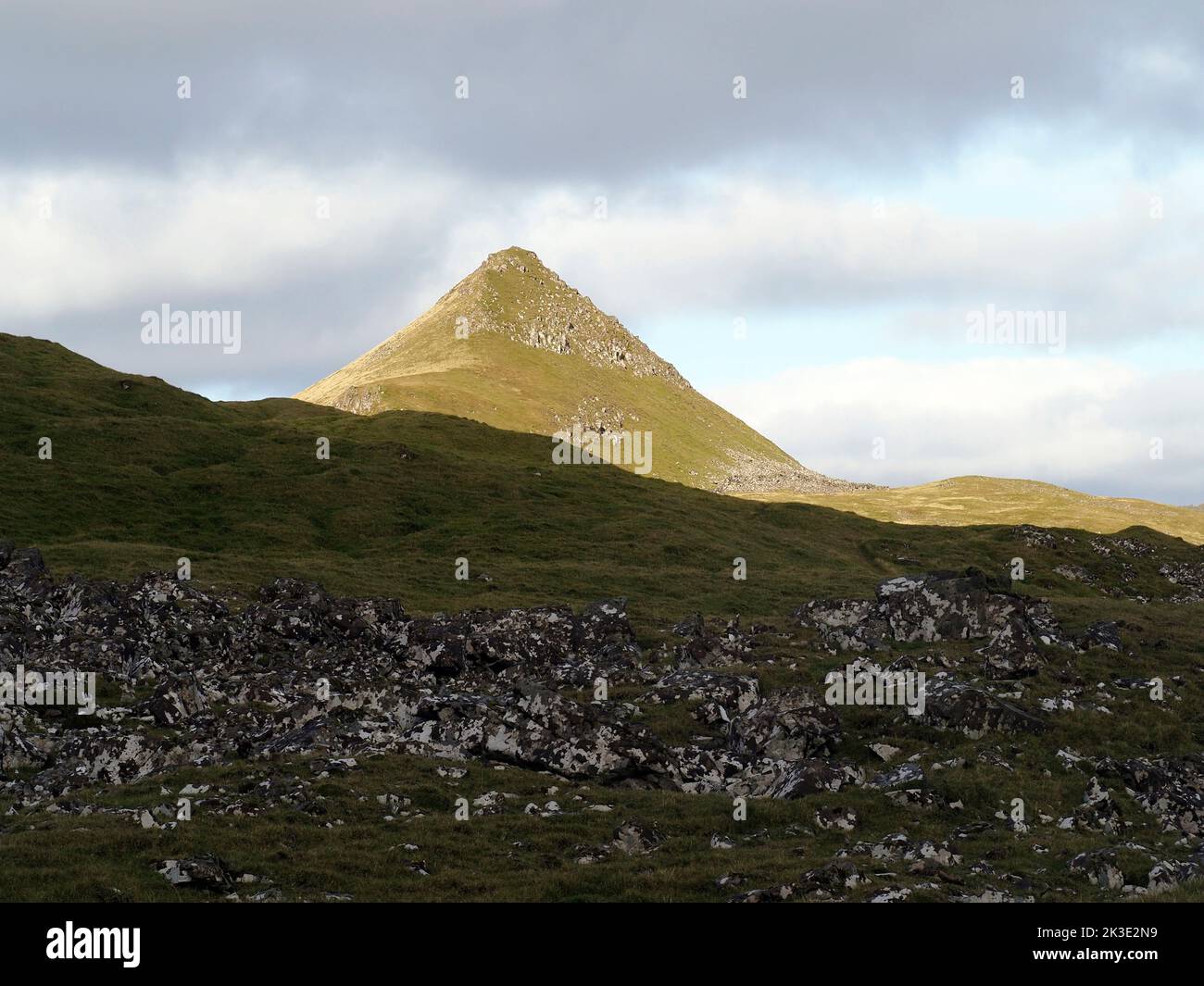 Knukin, Suðuroy, Faroes Foto Stock