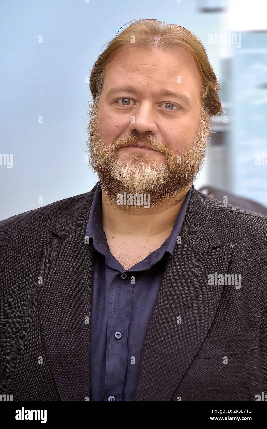 Roma, Italia. 26th Set, 2022. L'attore italiano Stefano Fresi durante la fotocall del film tutti a Bando. Roma (Italia) 26 Settembre 2022 Credit: dpa/Alamy Live News Foto Stock