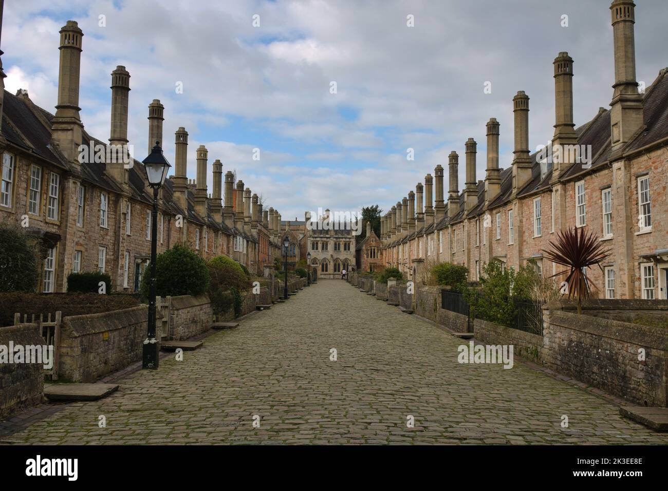 Wells strada della città vecchia. Foto Stock