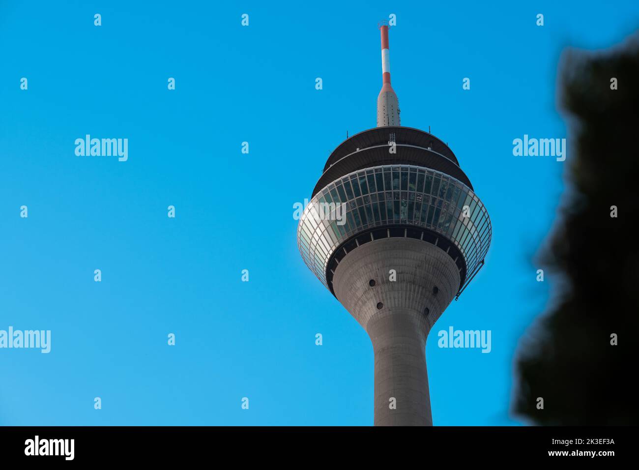 Torre sul Reno a Duesseldorf con, Germania Foto Stock