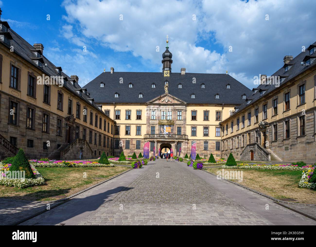 Stadtschloss (Castello), Città Vecchia (Altstadt), Fulda, Germania Foto Stock