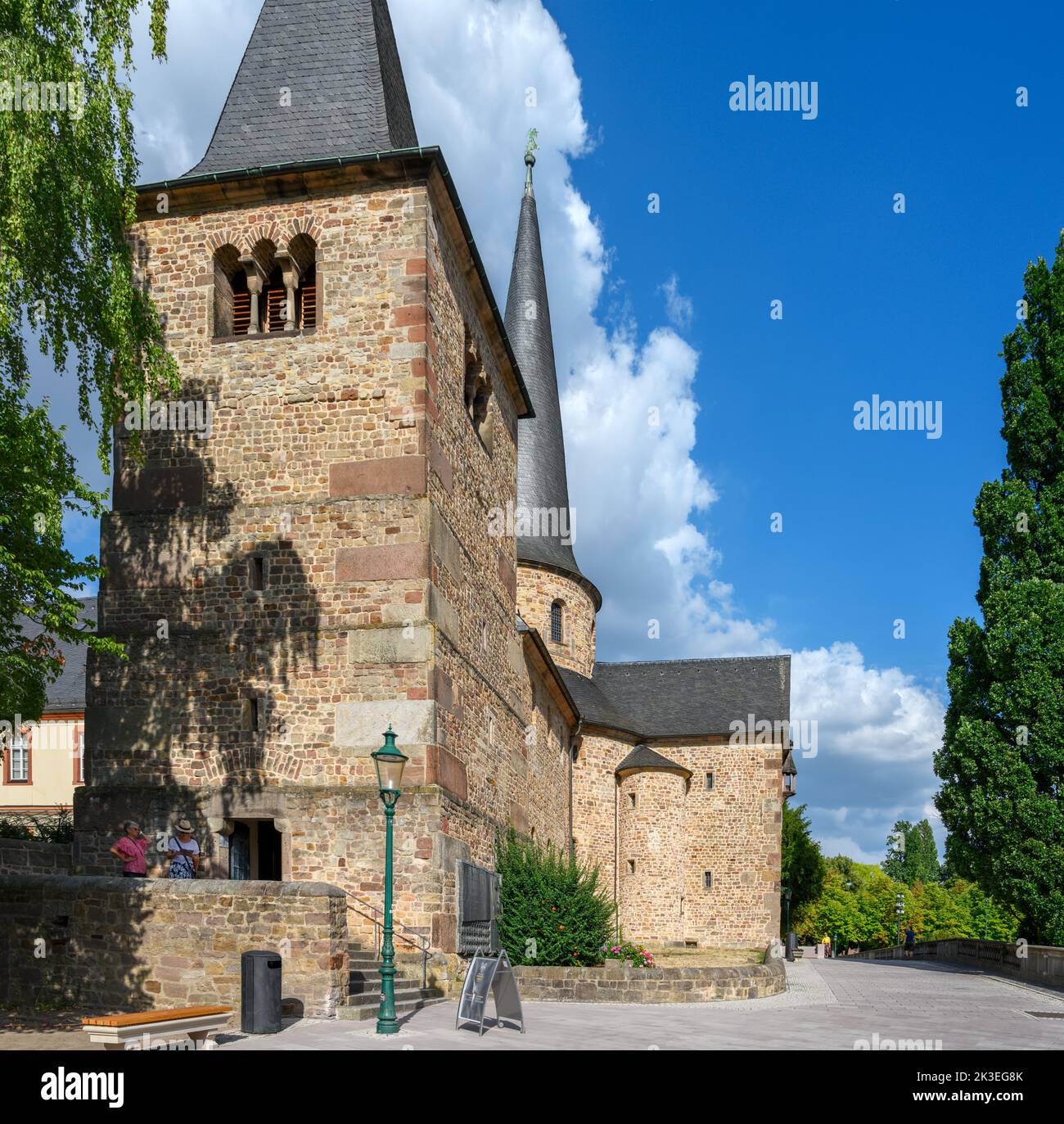 Michaelskirche (Chiesa di San Michele), Città Vecchia (Altstadt), Fulda, Germania Foto Stock