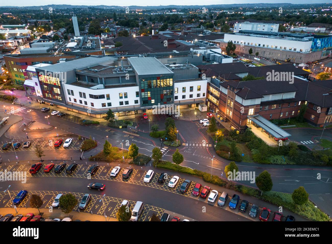 Moat Road, Walsall - 26th 2022 settembre - Walsall Manor Hospital. PIC Credit: Scott CM/Alamy Live News Foto Stock