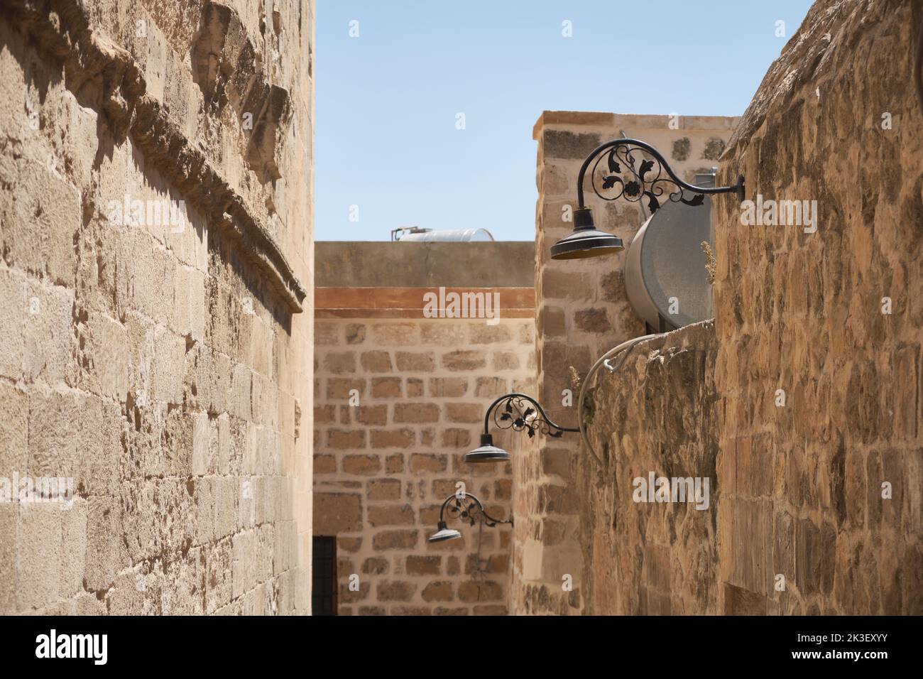 Via della città medio-orientale Foto Stock