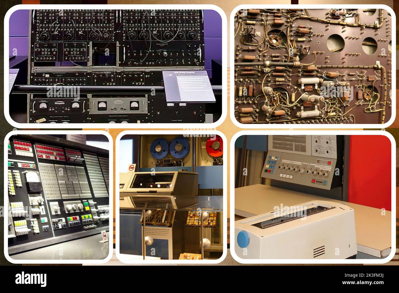 Alcuni computer tra il 50s e il 60s Foto Stock