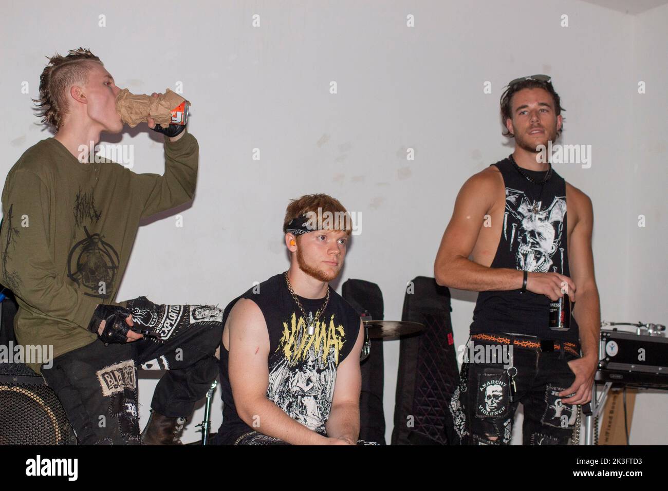 Brooklyn, New York, Stati Uniti. 4th Set, 2022. Punk rock band al Living Gallery di Brooklyn. (Credit Image: © John Marshall Mantel/ZUMA Press Wire) Foto Stock