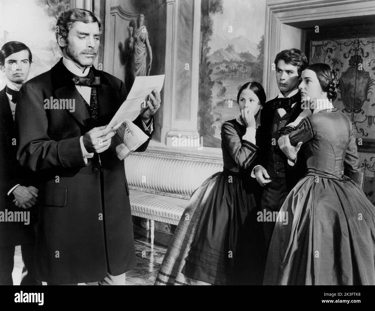 Burt Lancaster, on-set of the Film, 'il leopardo', italiano: Il Gattopardo, 20th Century-Fox, 1963 Foto Stock