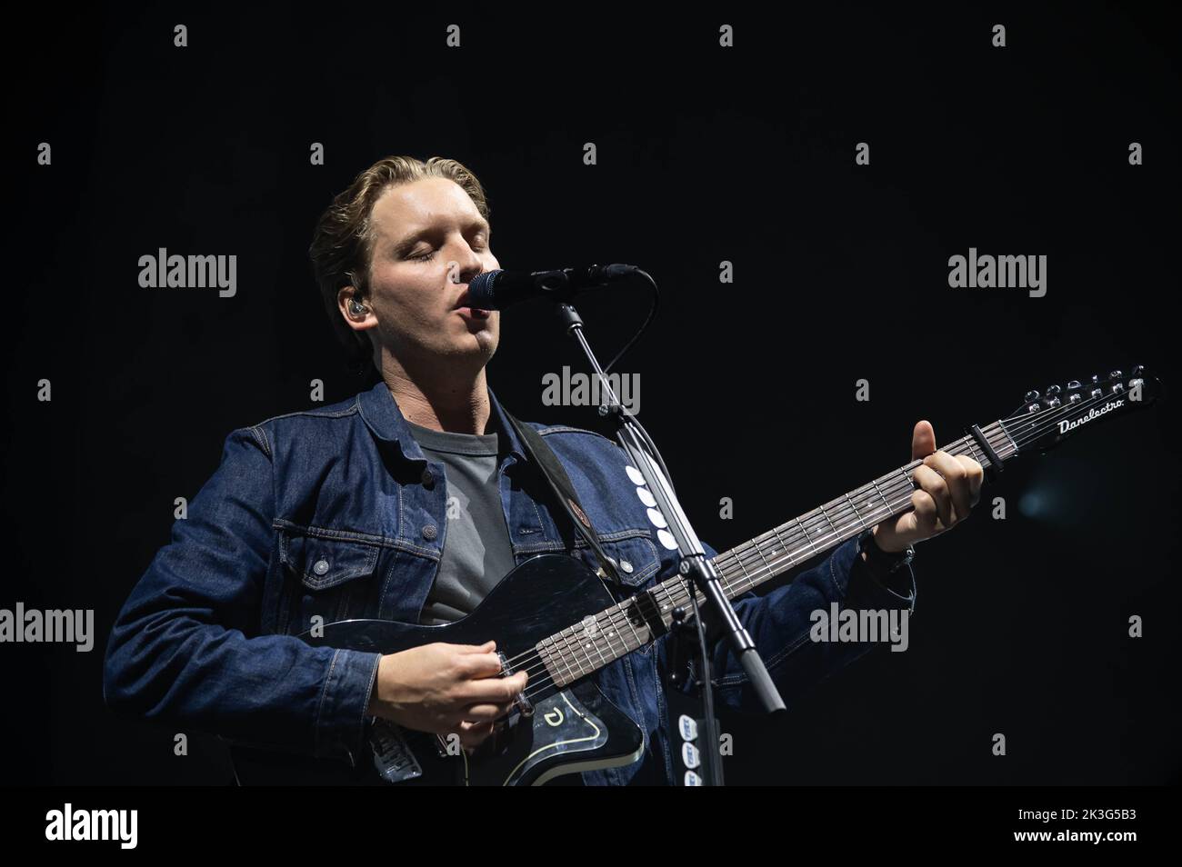 Glasgow (Scozia), 26th settembre 2022, George Ezra ha suonato all'OVO Hydro Glasgow il 26th settembre 2022 Foto Stock