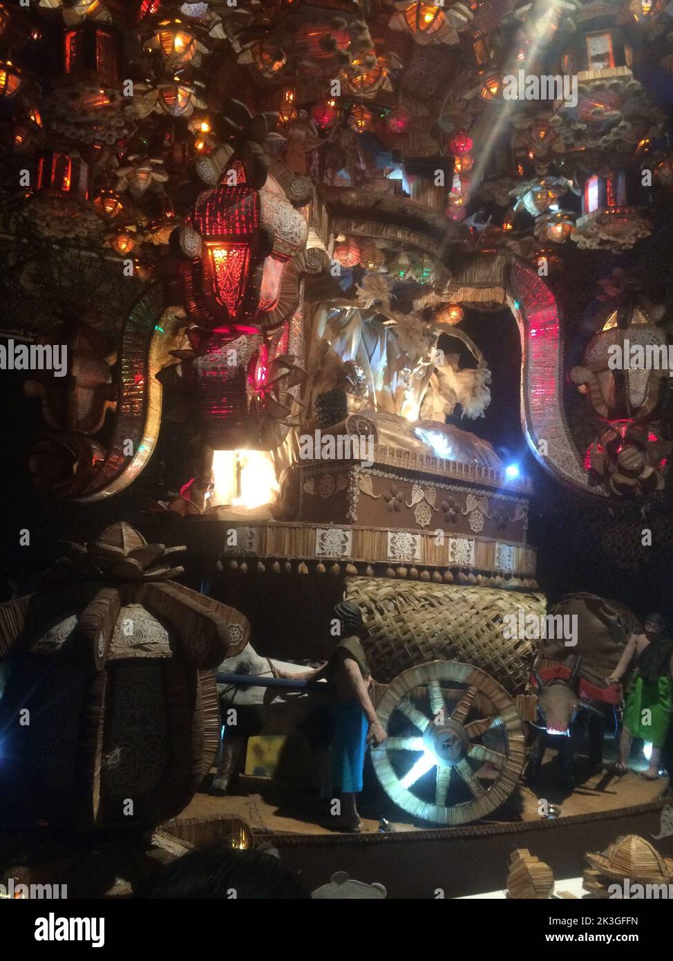 Vesak Day celebrazioni in Sri Lanka. Foto Stock