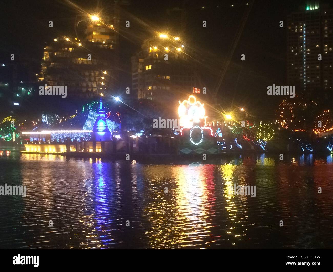 Vesak Day celebrazioni in Sri Lanka. Foto Stock