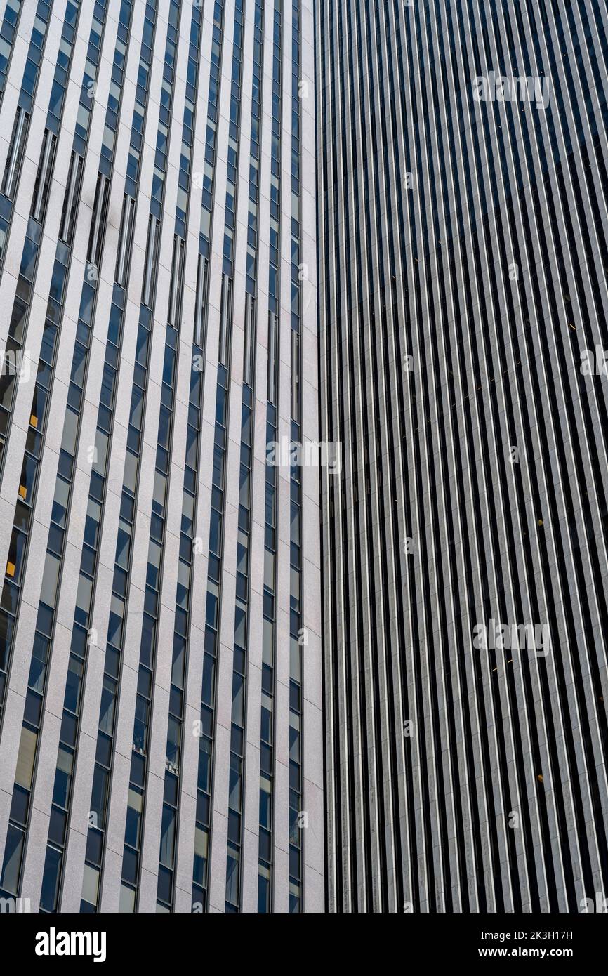 Grattacieli lungo la 6th Avenue (Avenue of the Americas), Manhattan, New York, USA Foto Stock