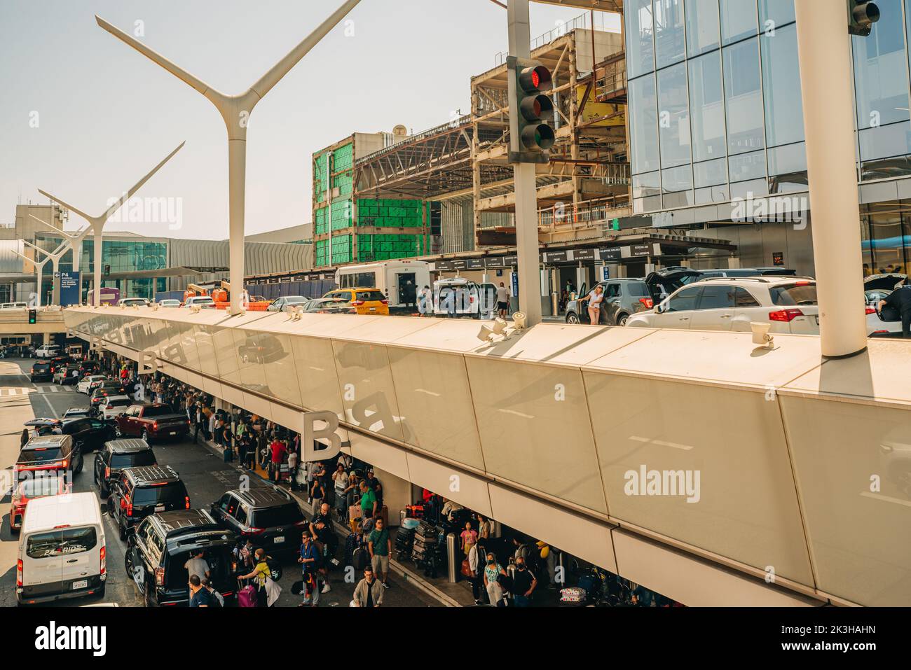 Aeroporto di Los Angeles, California, USA - 19 agosto 2022. Tom Bradley International Terminal presso l'aeroporto di Los Angeles (LAX), California, Stati Uniti Foto Stock