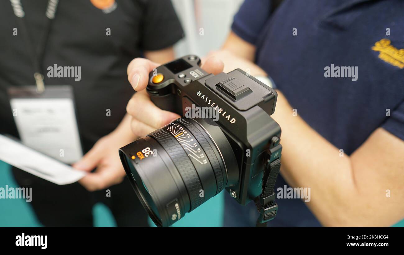 Hasselblad X2D 100C Camera - The Photography Show, NEC, Birmingham Foto Stock