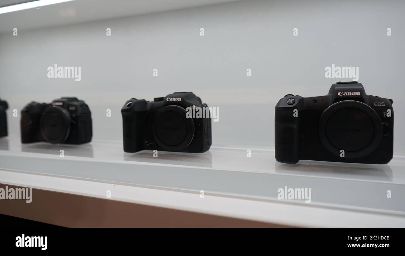 Canon Mirrorless, Canon EOS R Series - The Photography Show, NEC, Birmingham Foto Stock