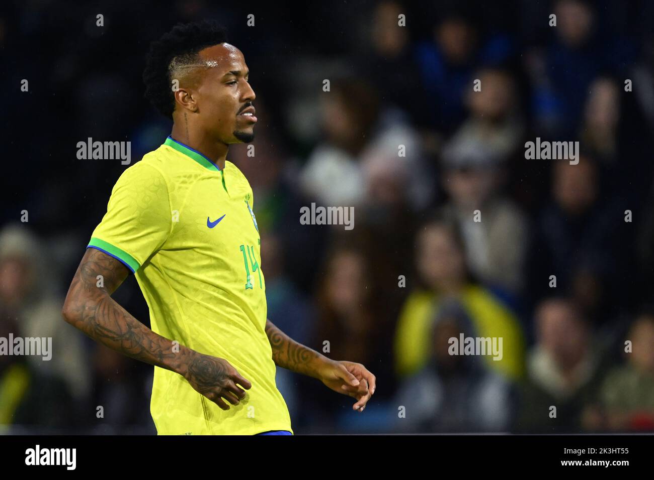 LE HAVRE - Eder Militao del Brasile durante l'International friendly Match tra Brasile e Ghana allo Stade Oceane il 23 settembre 2022 a le Havre, Francia. ANP | altezza olandese | Gerrit van Keulen Foto Stock