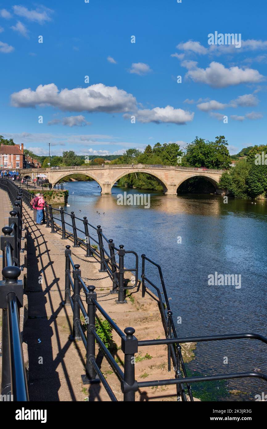 Ponte di Bewdley, Bewdley, Worcestershire Foto Stock
