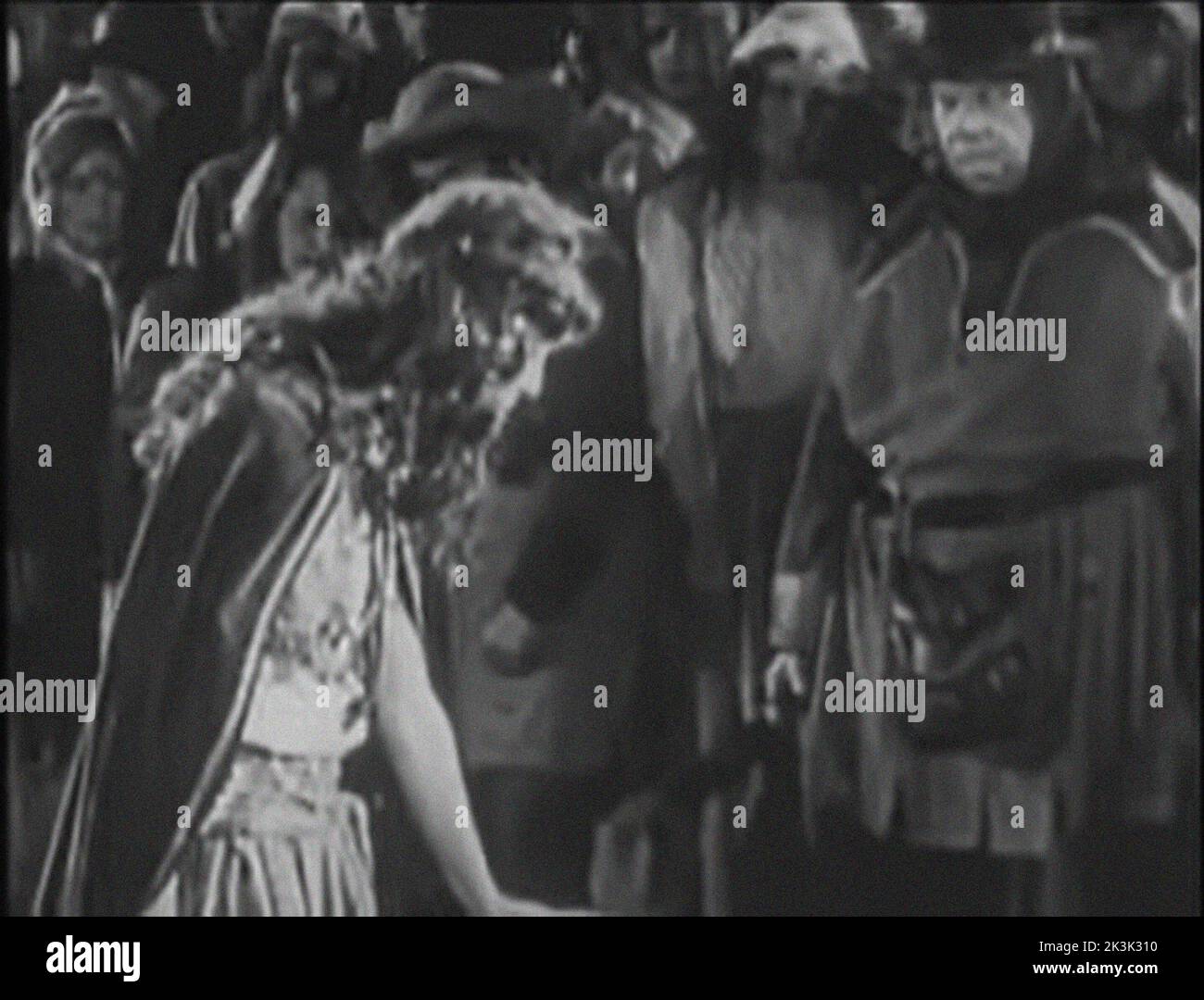 Hunchback di Notre Dame vintage ancora dal film del 1923 Foto Stock