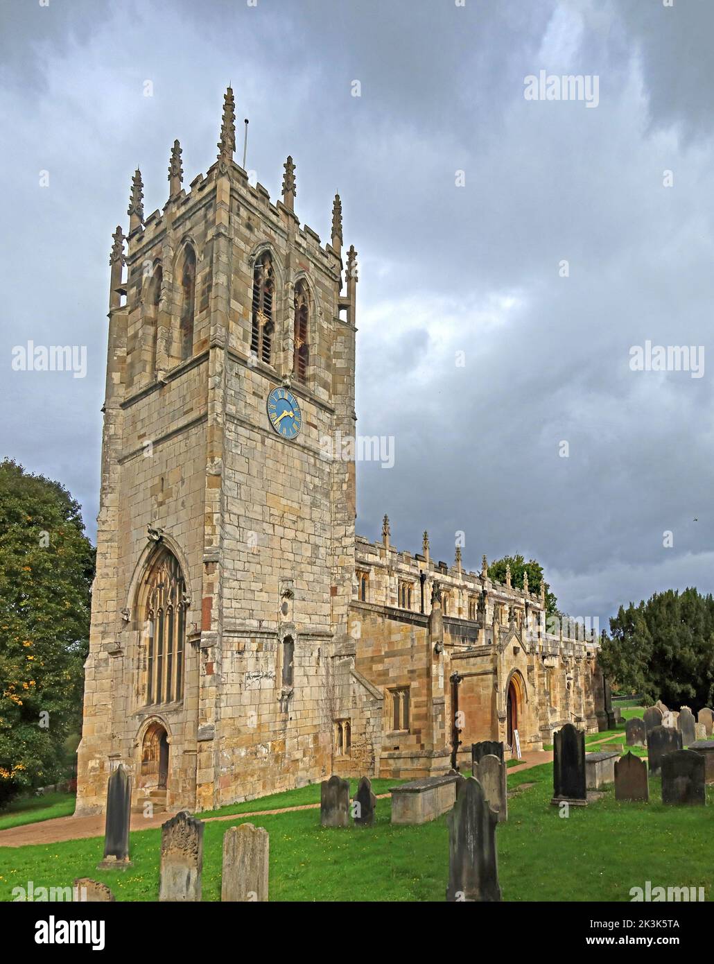 St Marys Church, Kirkgate, Tadcaster, Yorkshire, Inghilterra, REGNO UNITO, LS24 9BL Foto Stock