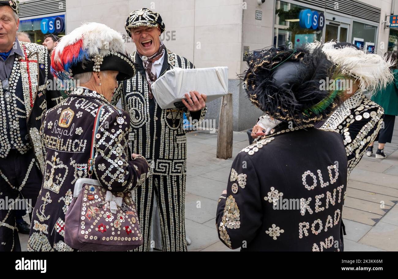 Pearly Kings and Queens Harvest Festival Londra 2022 Foto Stock