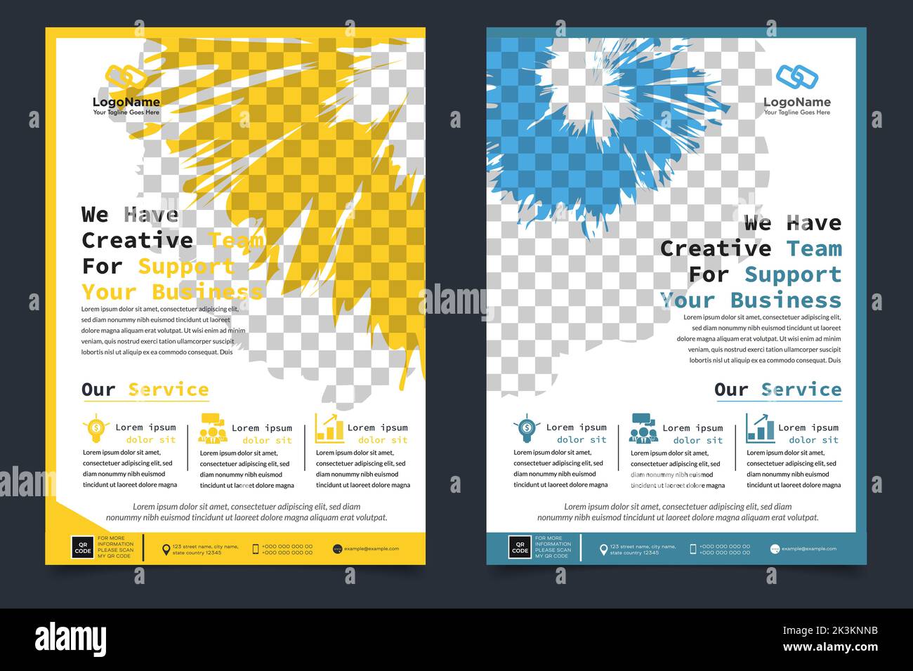 approvazione del design semplice del modello a strato svasato Illustrazione Vettoriale