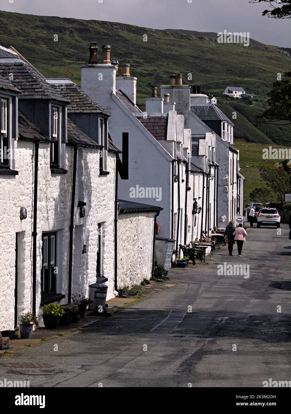 The Stein Inn (il pub più antico dell'isola) a Stein, Waternish, Isola di Skye, Scozia. Foto Stock