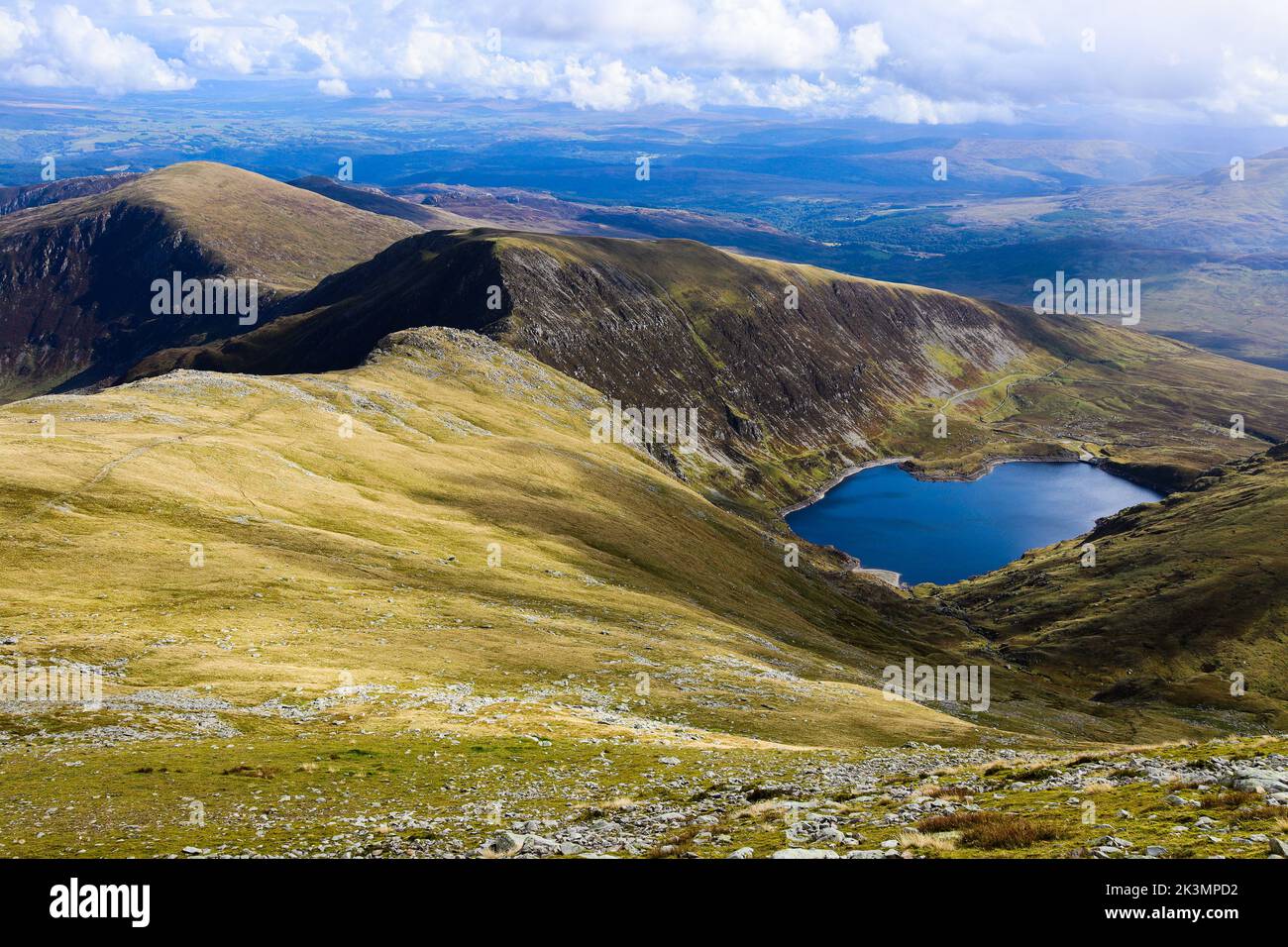 Snowdonia Carneddau e glyderau Foto Stock