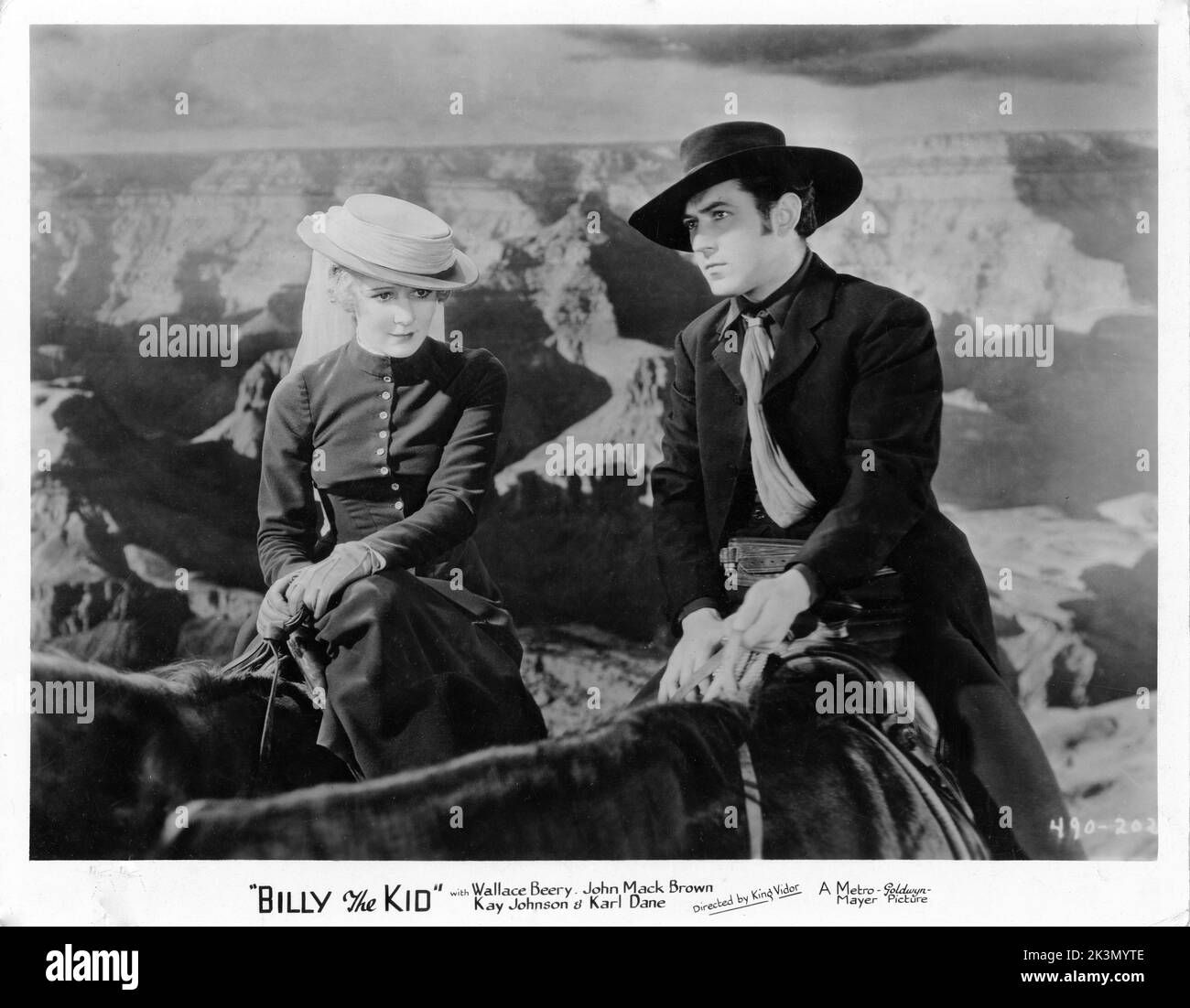 KAY JOHNSON e JOHNNY MACK MARRONE in BILLY IL BAMBINO 1930 regista RE VIDOR libro Walter Noble Burns Dialog Laurence Stallings consulente tecnico William S. Hart Metro Goldwyn Mayer Foto Stock
