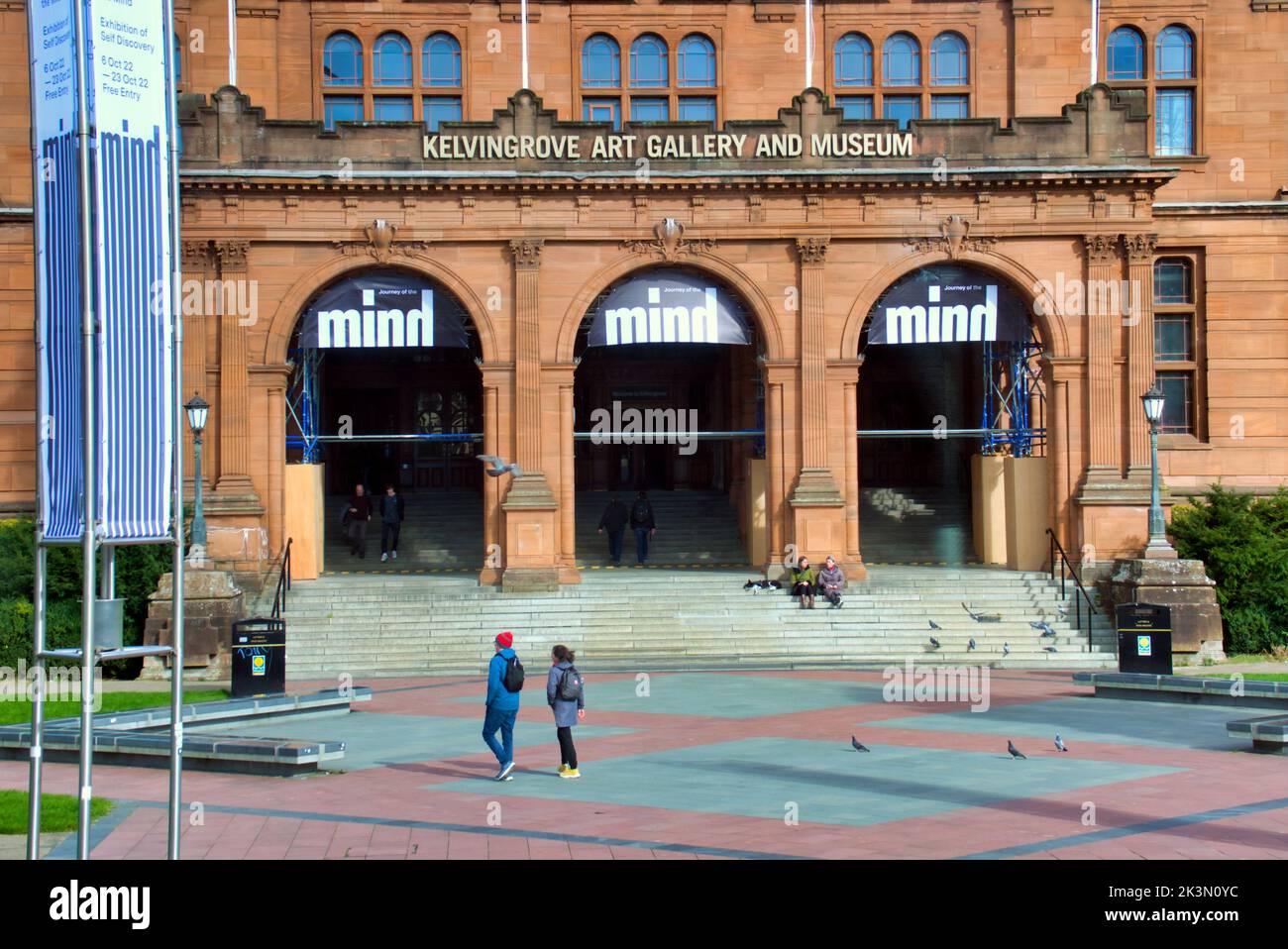 Kelvingrove museo e galleria d'arte durante la mostra Journey of the Mind a Glasgow, Scozia, Regno Unito Foto Stock