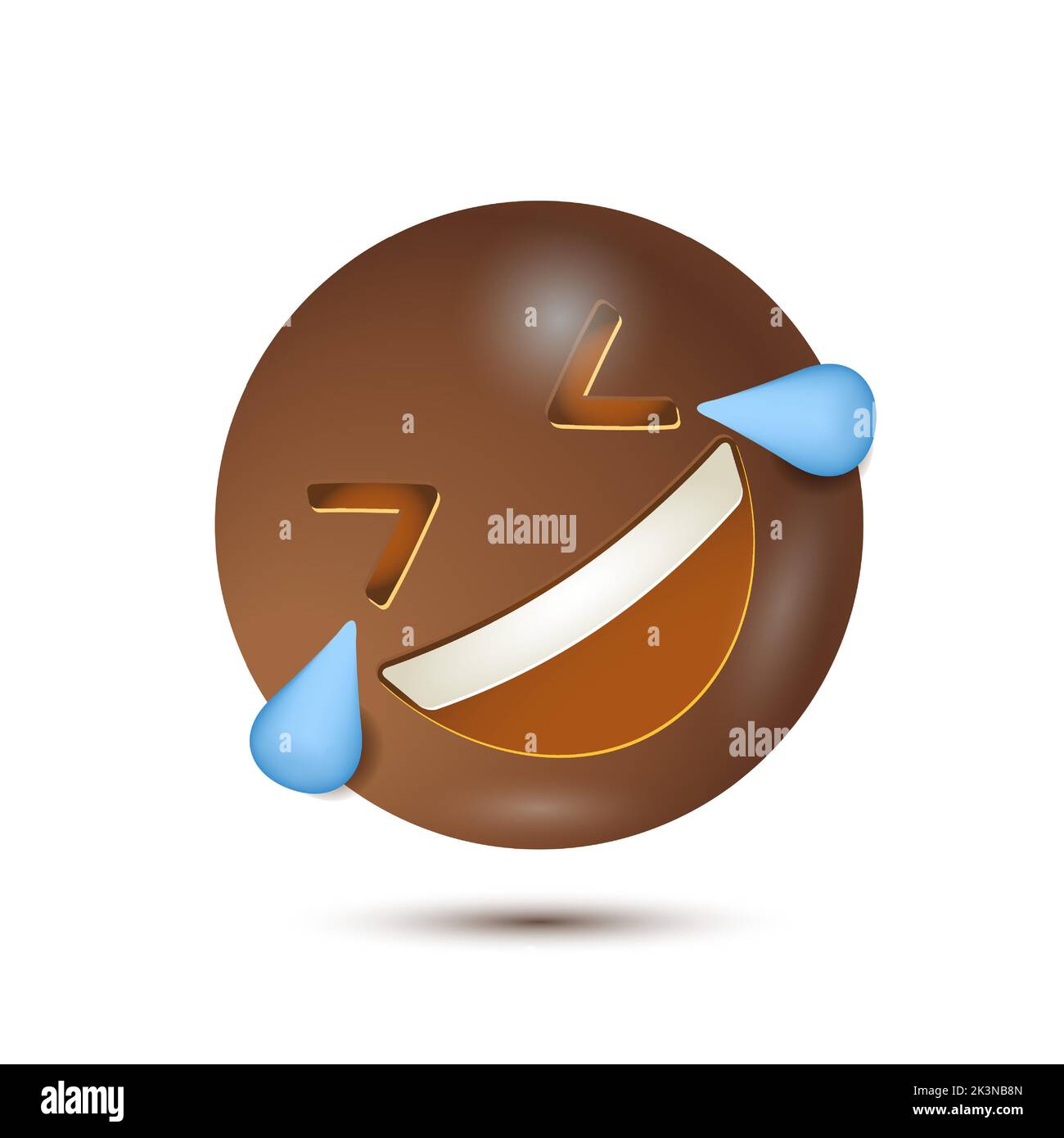 Emoticon Che Ride Rotolando Sul Pavimento Laughing To Tears Smiley
