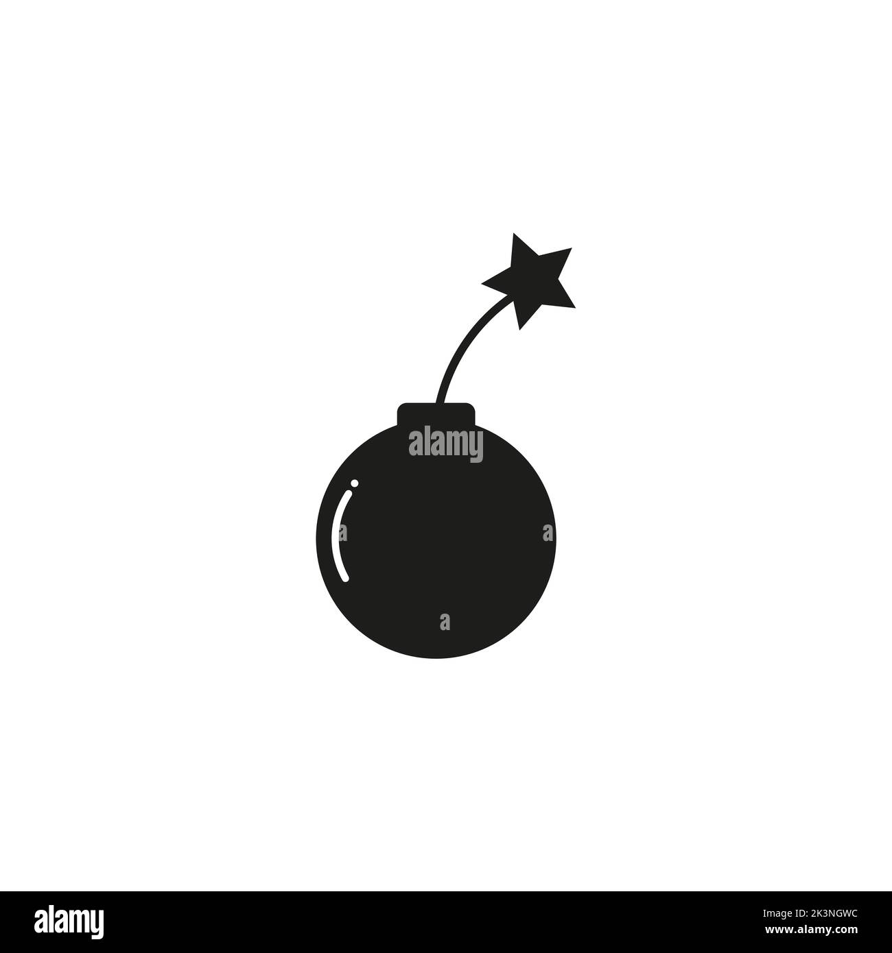 Bomba vettore icona per web, computer e app mobile. eps 10 Illustrazione Vettoriale